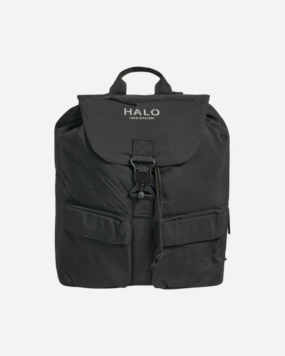 Halo Nylon Backpack - Black - Munk Store