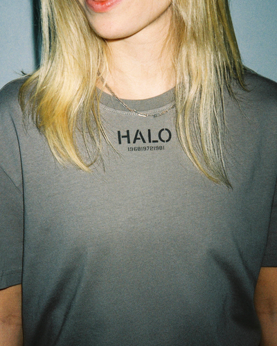 Halo Logo Photo Graphic T-Shirt - Agave Green