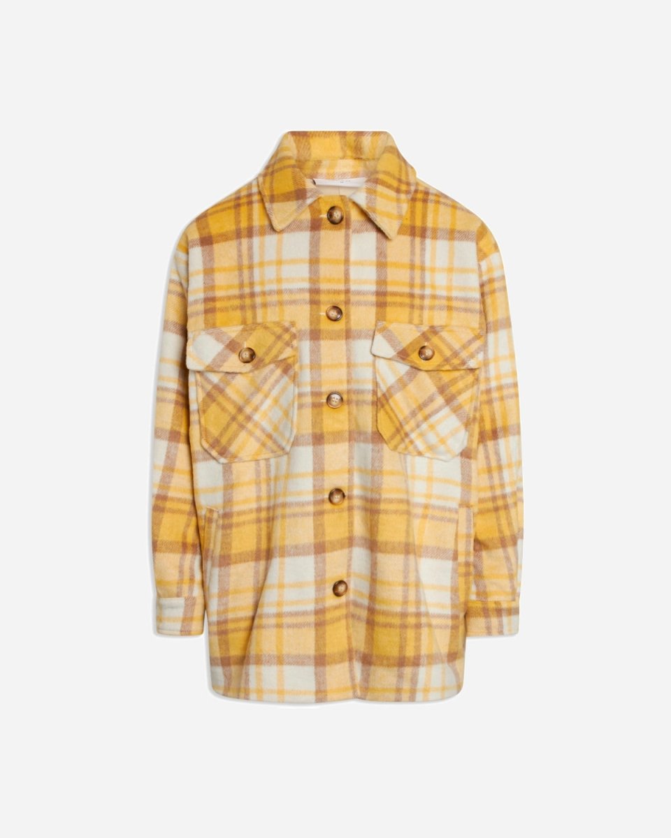 Harper Check Jacket - Yellow - Munk Store