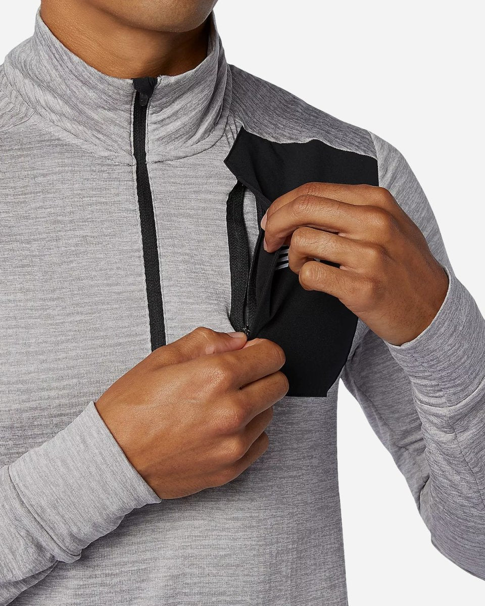 Head Grid Half Zip - Grey - Munk Store