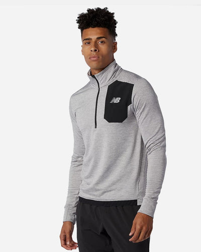 Head Grid Half Zip - Grey - Munk Store