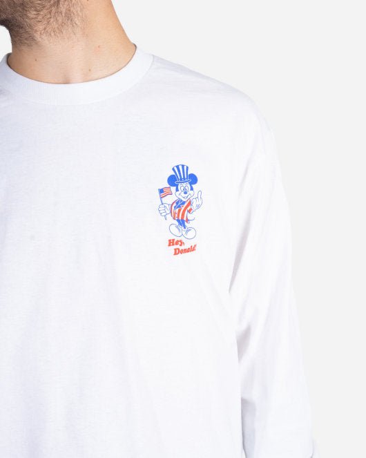 Hey There LS Tee - White - Munk Store