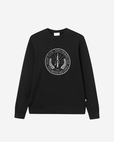 Hugh Seal sweatshirt - Black - Munk Store