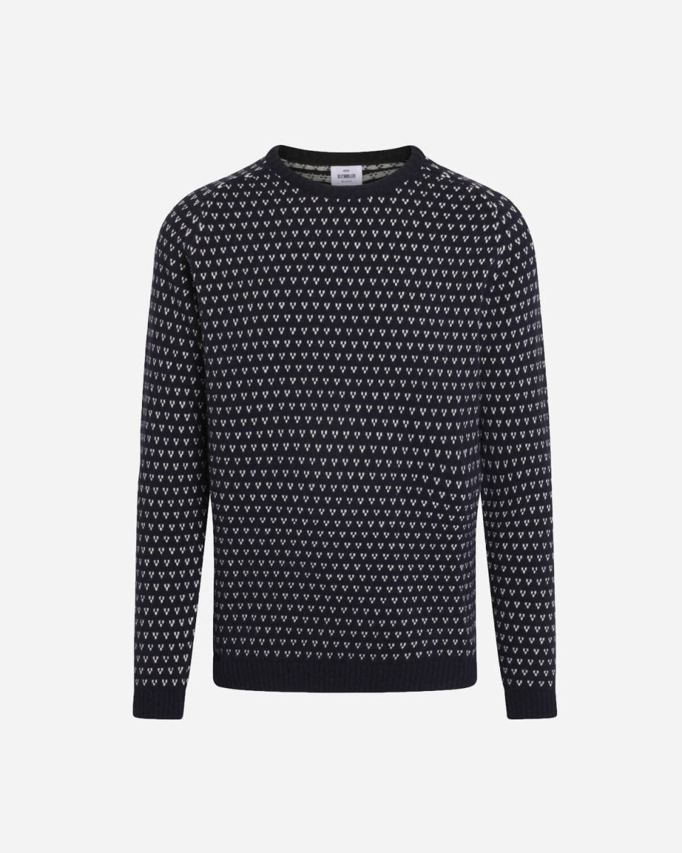 Hugo Knit - Navy/cream - Munk Store