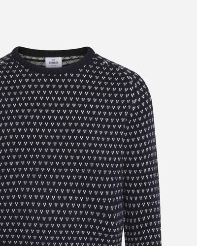 Hugo Knit - Navy/cream - Munk Store