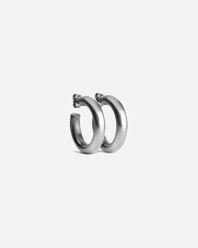 Chunky Hoops - Silver - Jane Kønig - Munkstore.dk