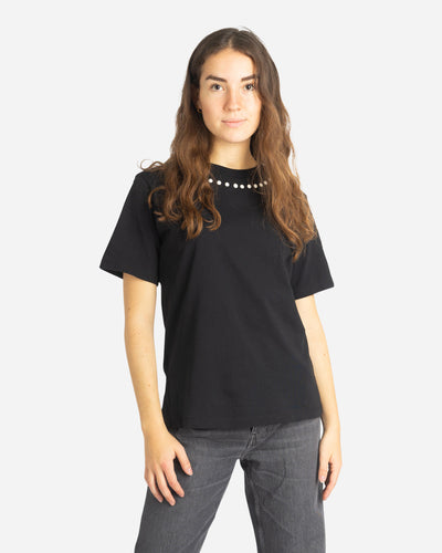 Pearl Tee - Black - Gestuz - Munkstore.dk
