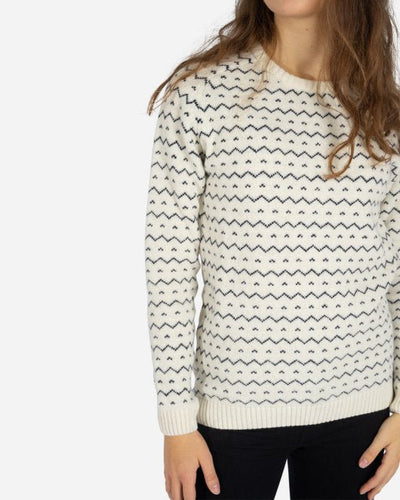 Jasmin knit - Cream/Navy - Munk Store