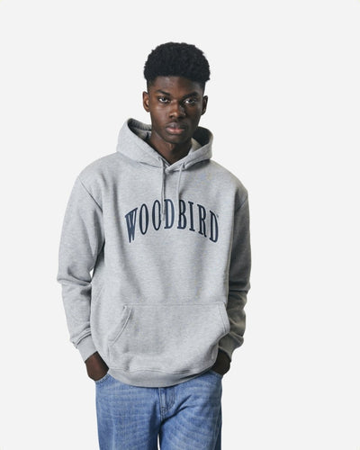 Jimmi College Hood - Grey Melange - Munk Store