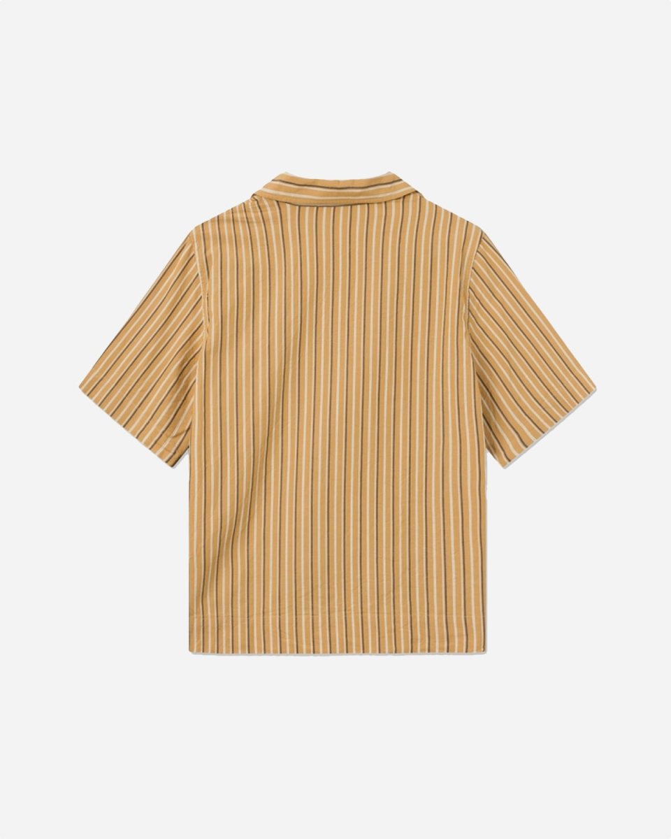 Johan Dobby Stripe Shirt - Ochre - Munk Store