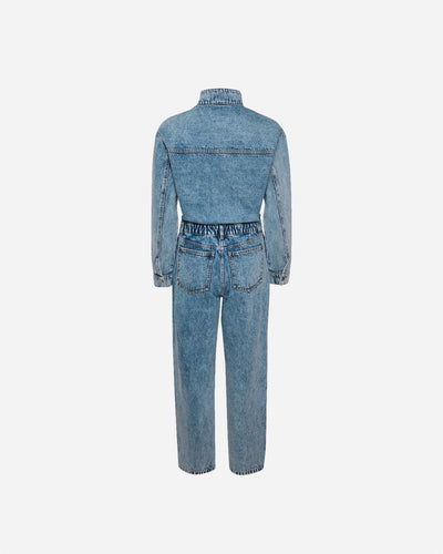 KandraGZ Jumpsuit - Washed Mid Blue - Munk Store