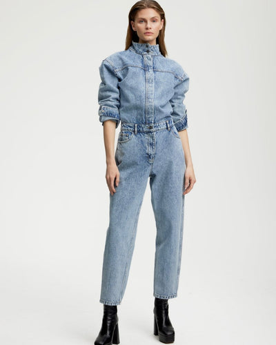 KandraGZ Jumpsuit - Washed Mid Blue - Munk Store