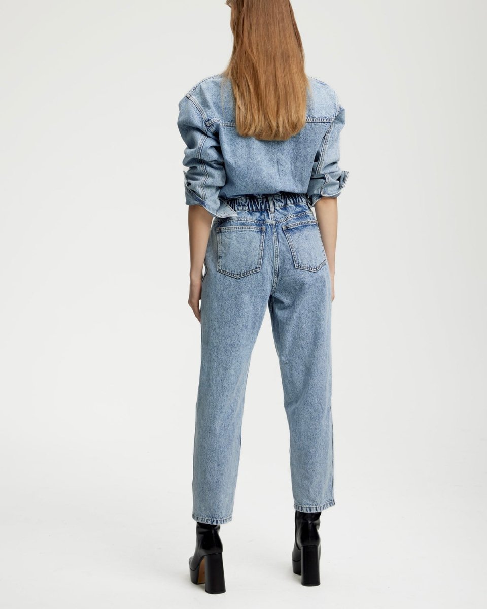 KandraGZ Jumpsuit - Washed Mid Blue - Munk Store