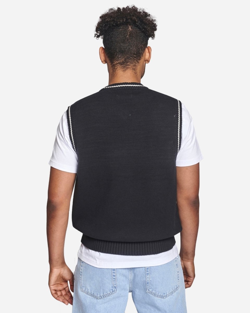 Karl Knit Vest - Black - Munk Store