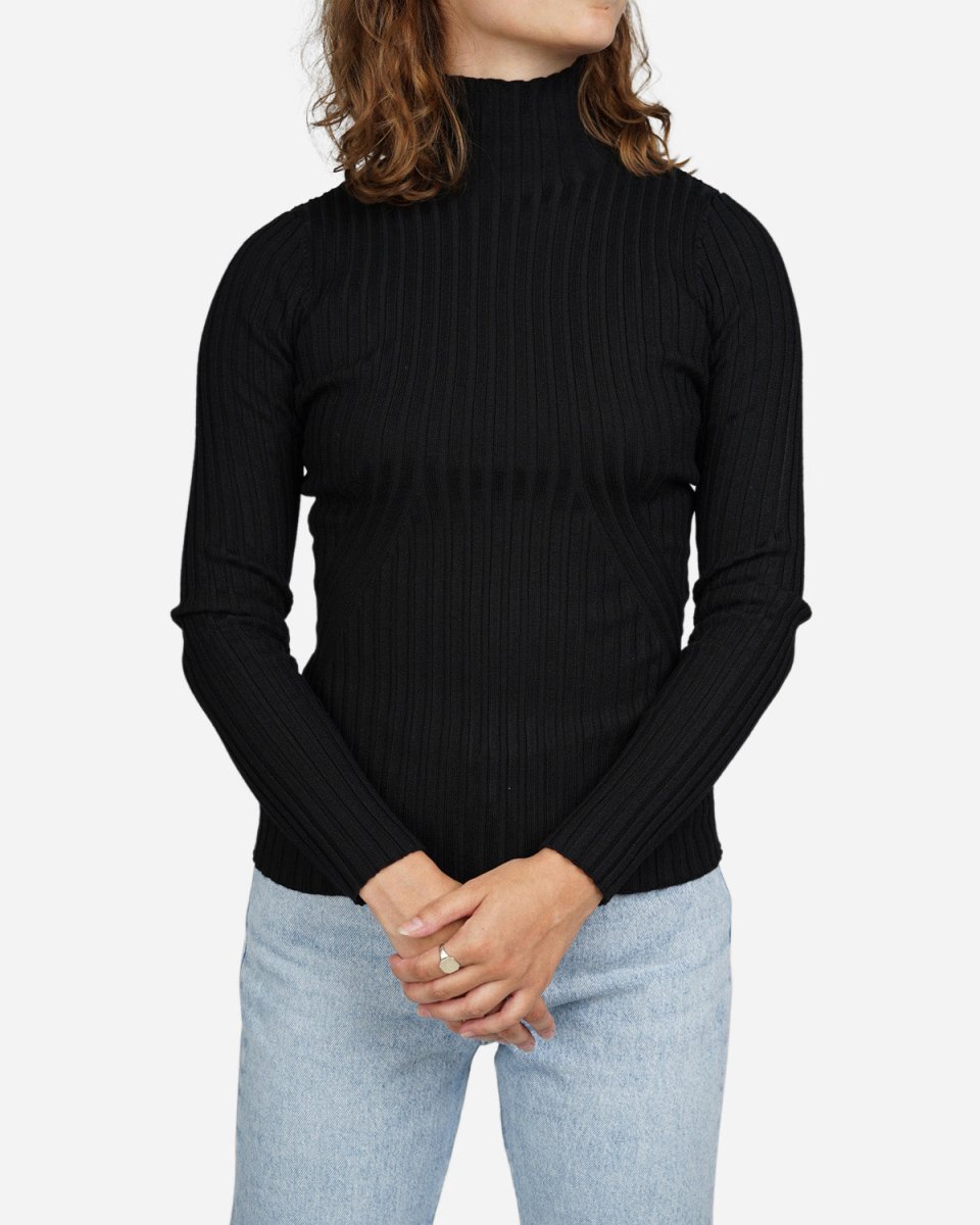 Karlina knit top - Black - Munk Store