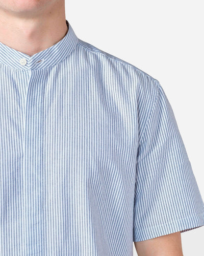 Max Striped Shirt - White/Navy