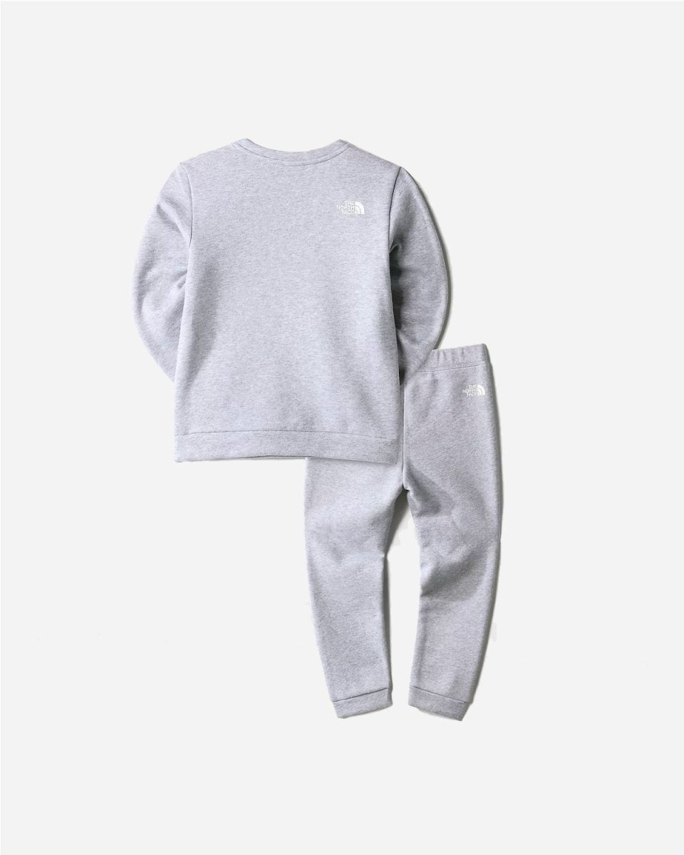 Kids Cotton Fleece Set - Light Grey - Munk Store