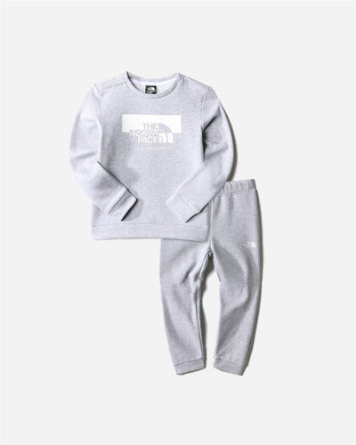 Kids Cotton Fleece Set - Light Grey - Munk Store