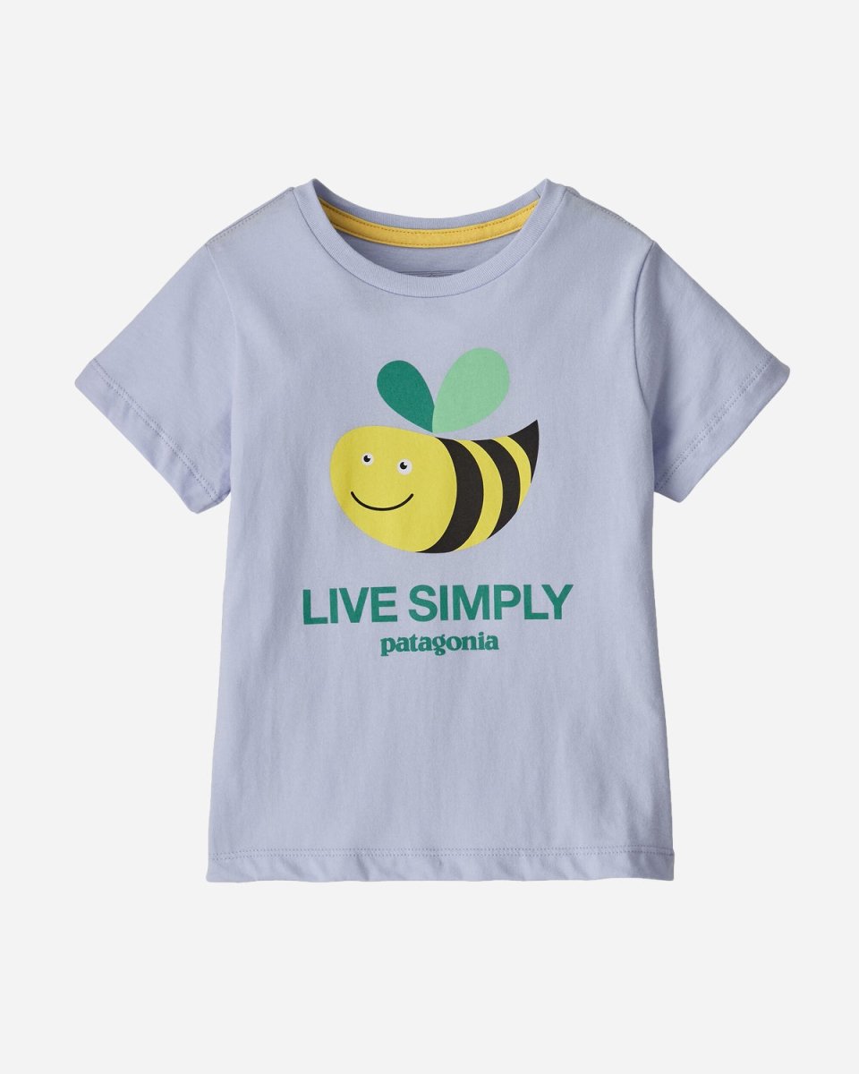 Kids Live Simple Organic T-shirt - Beluga - Munk Store