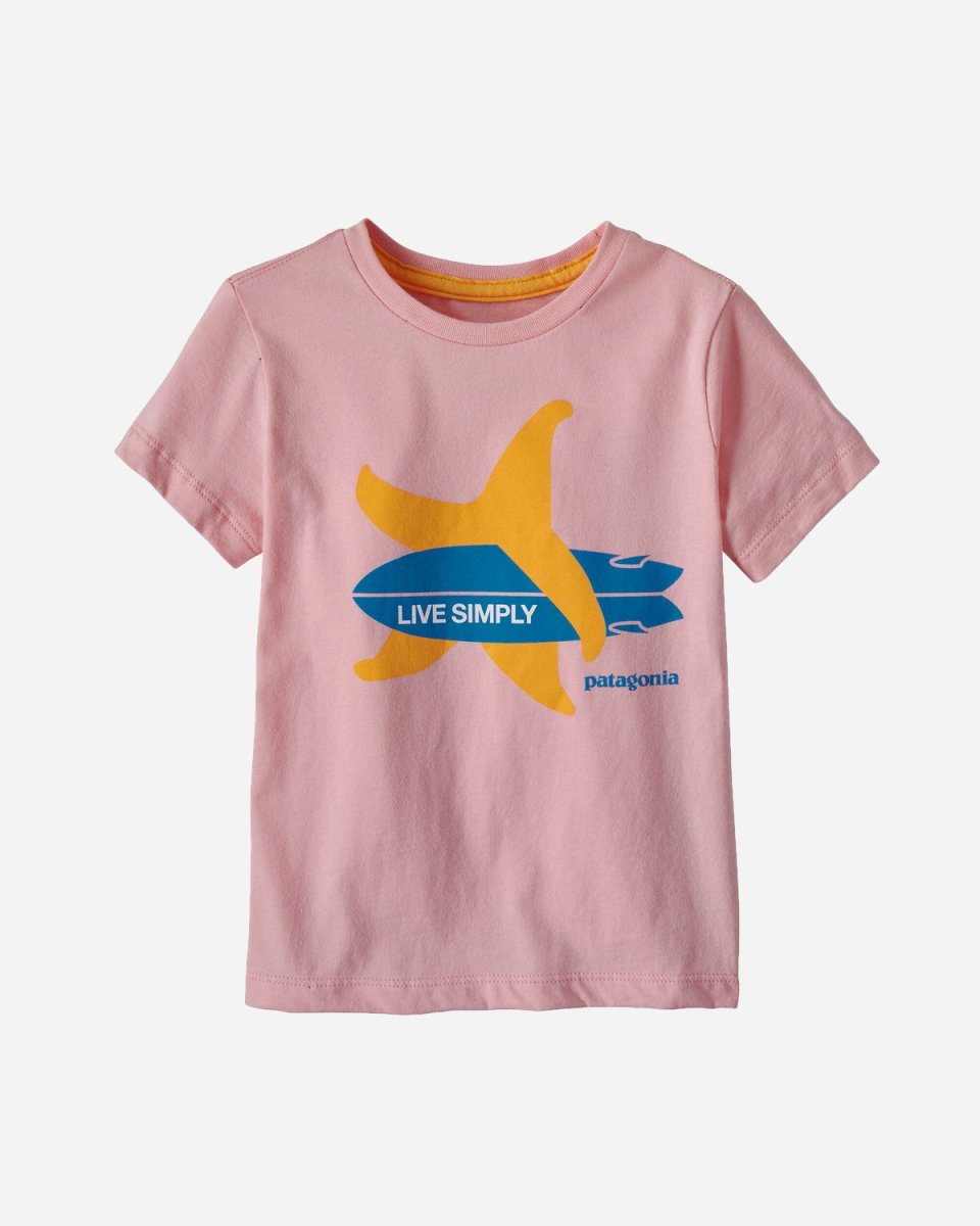 Kids Live Simple T-shirt - Rosebud Pink - Munk Store