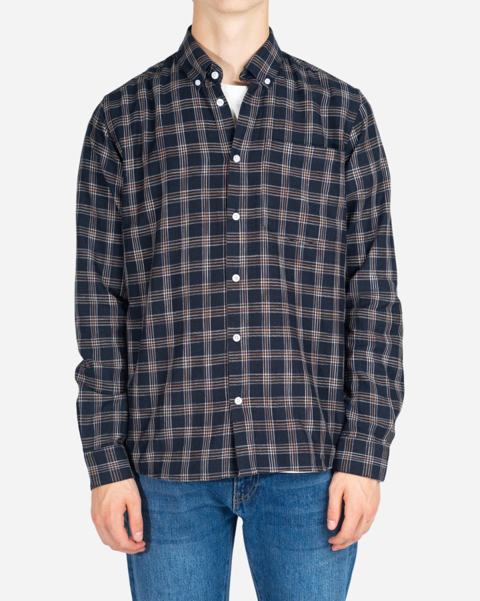 Klarxo Check Shirt - Navy - Munk Store