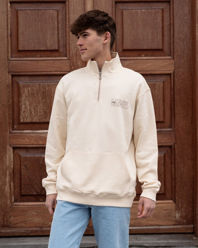 Lass Bird Half-Zip - Off White - Munk Store