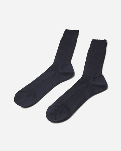 Light Merino Sock - Navy - Munk Store