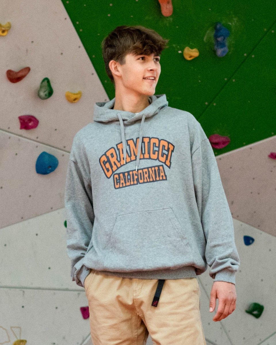 Logo Hooded Sweatshirt - Heather Grey - Munk Store