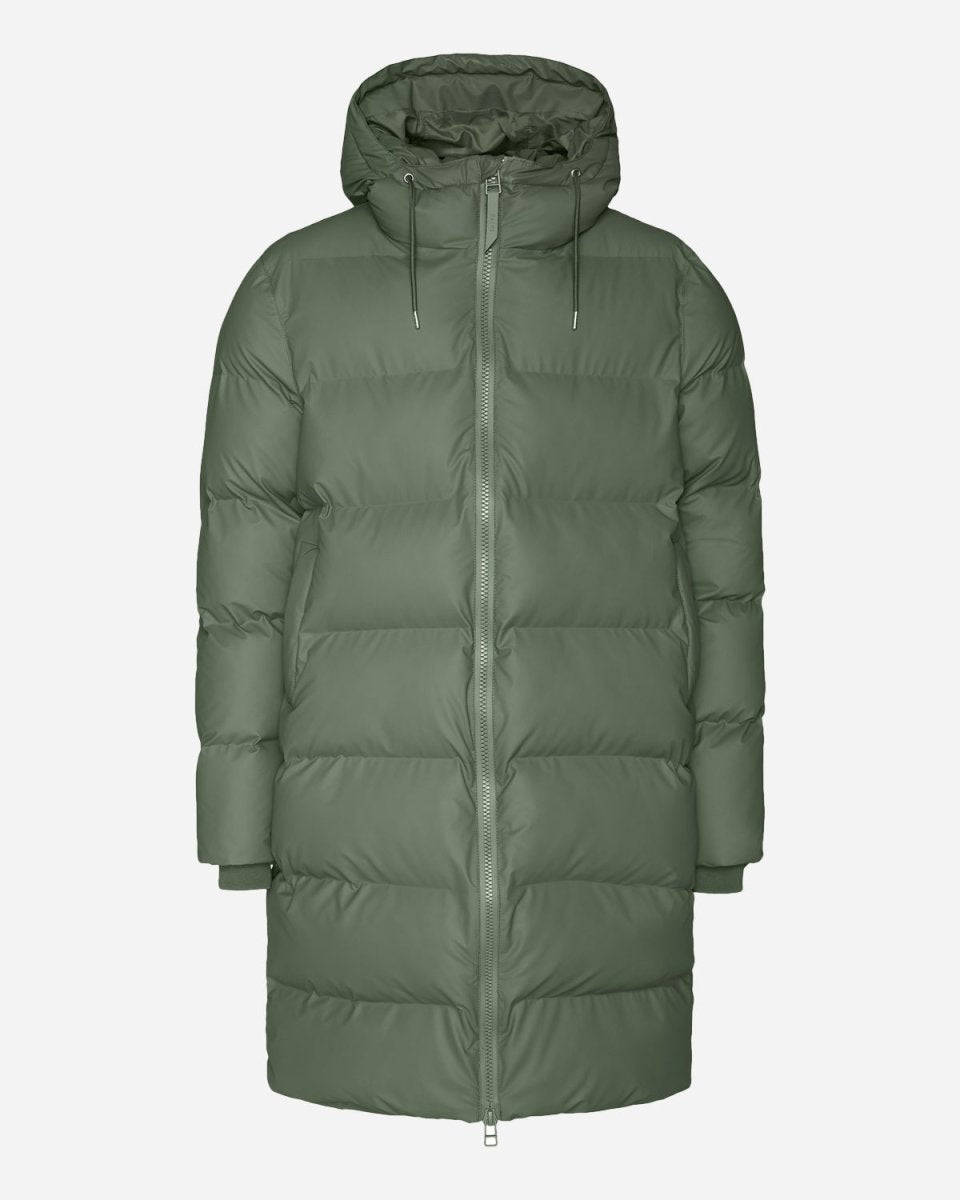 Long Puffer Jacket - Olive - Munk Store