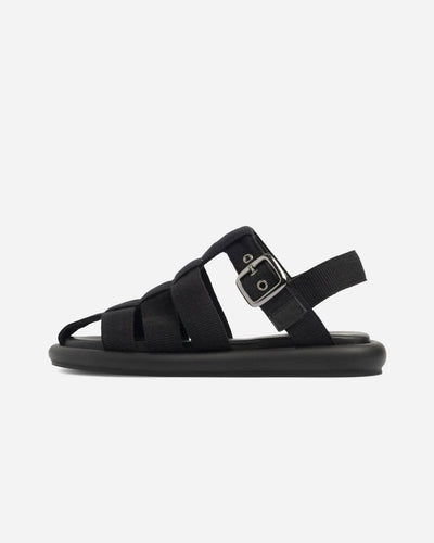 Luna Sandal - Black Nylon - Munk Store