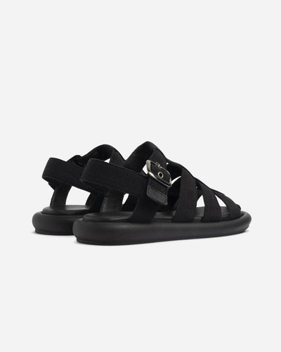 Luna Sandal - Black Nylon - Munk Store