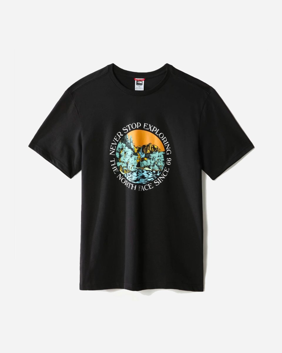 M Graphic T-shirt - Black - Munk Store