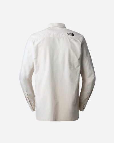 M L/S Travel Shirt - Khaki Stone White Heather - Munk Store