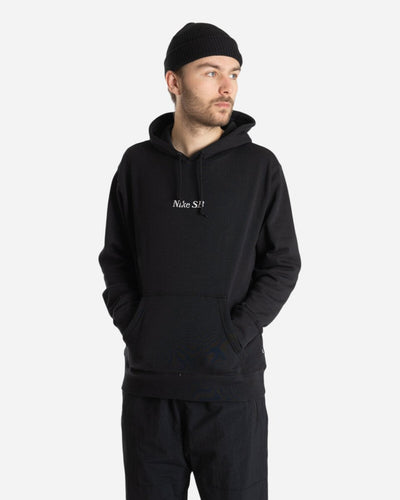 M NK SB Classic GFX Hoodie - Black/White - Munk Store