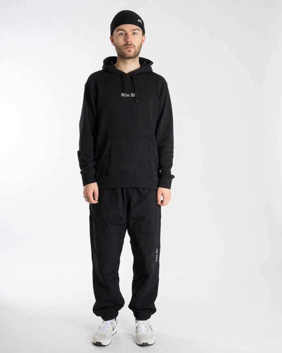 M NK SB Classic GFX Hoodie - Black/White - Munk Store