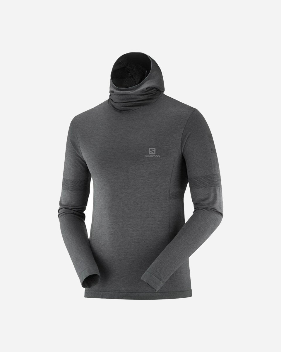M Outspeed Wool Hoodie - Black/Heather - Munk Store