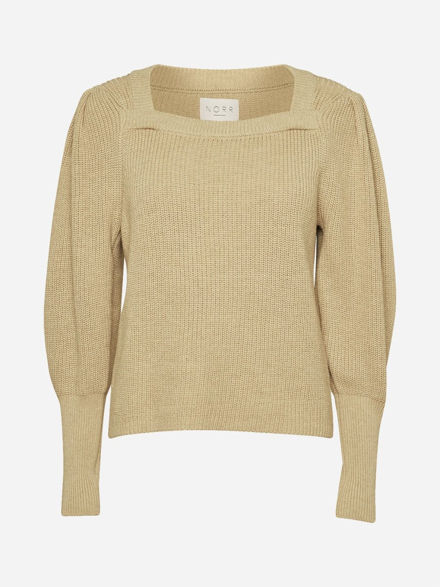 Marta Plain Knit - Oat Melange - Munk Store