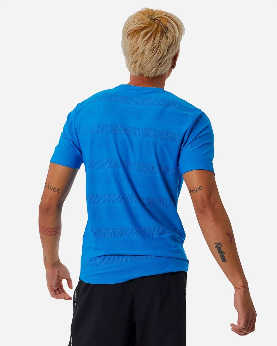 Mens Q Speed Jacquard Short Sleeve - Serene Blue - Munk Store