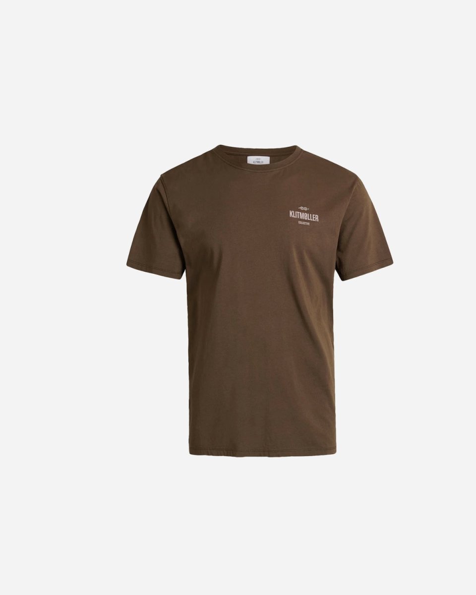 Mens small logo tee - Coffee - Munk Store