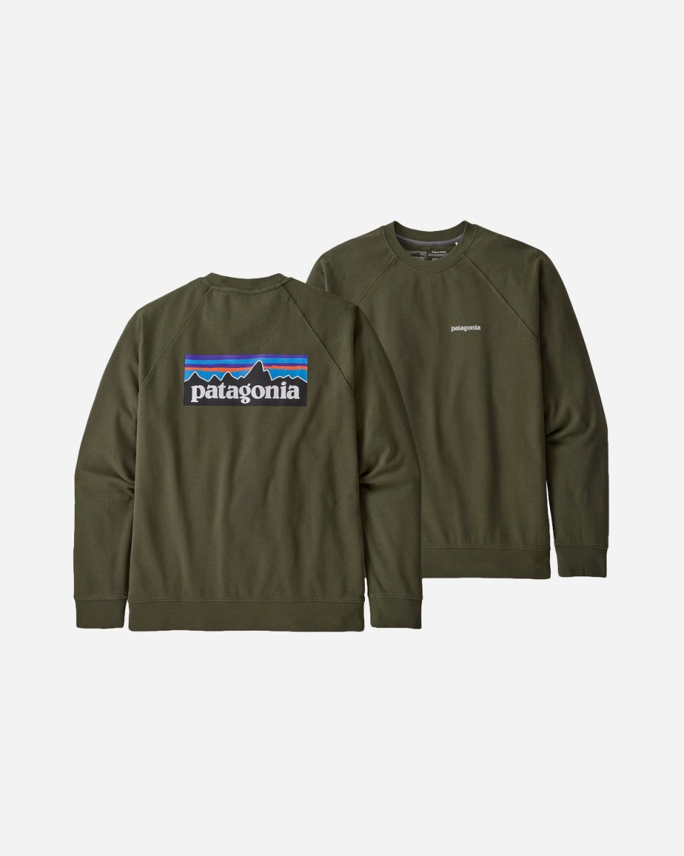 M's P-6 Logo Organic Crew - Basin Green - Munk Store