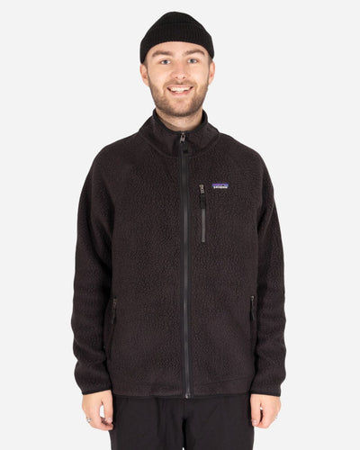 M's Retro Pile Jacket - Black - Munk Store