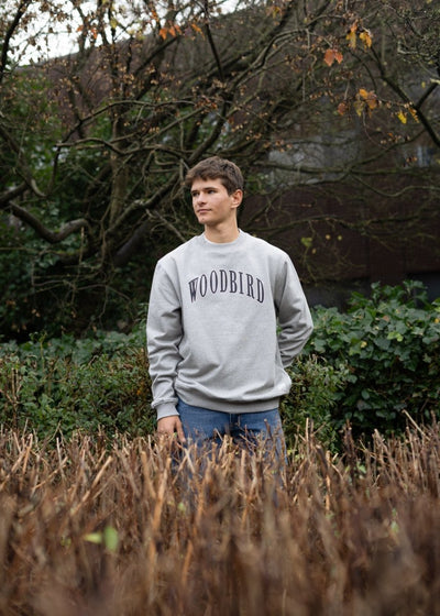 Mufti College Sweat - Grey Melange - Munk Store