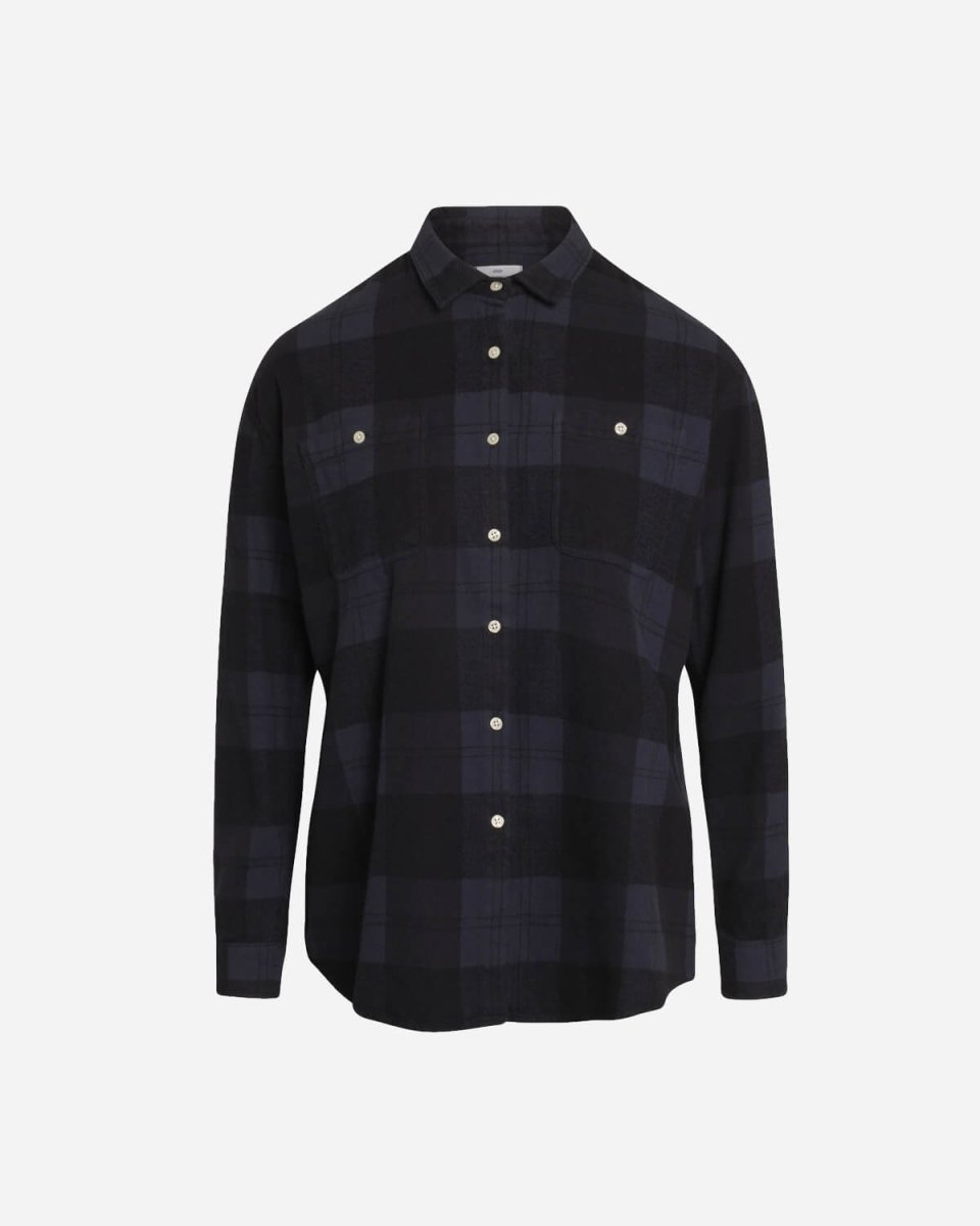 Mynthe Checked Shirt - Navy/black - Munk Store