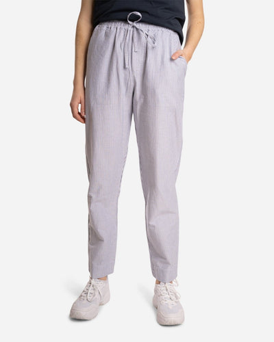 Nicoline Pant - White/Navy - Munk Store