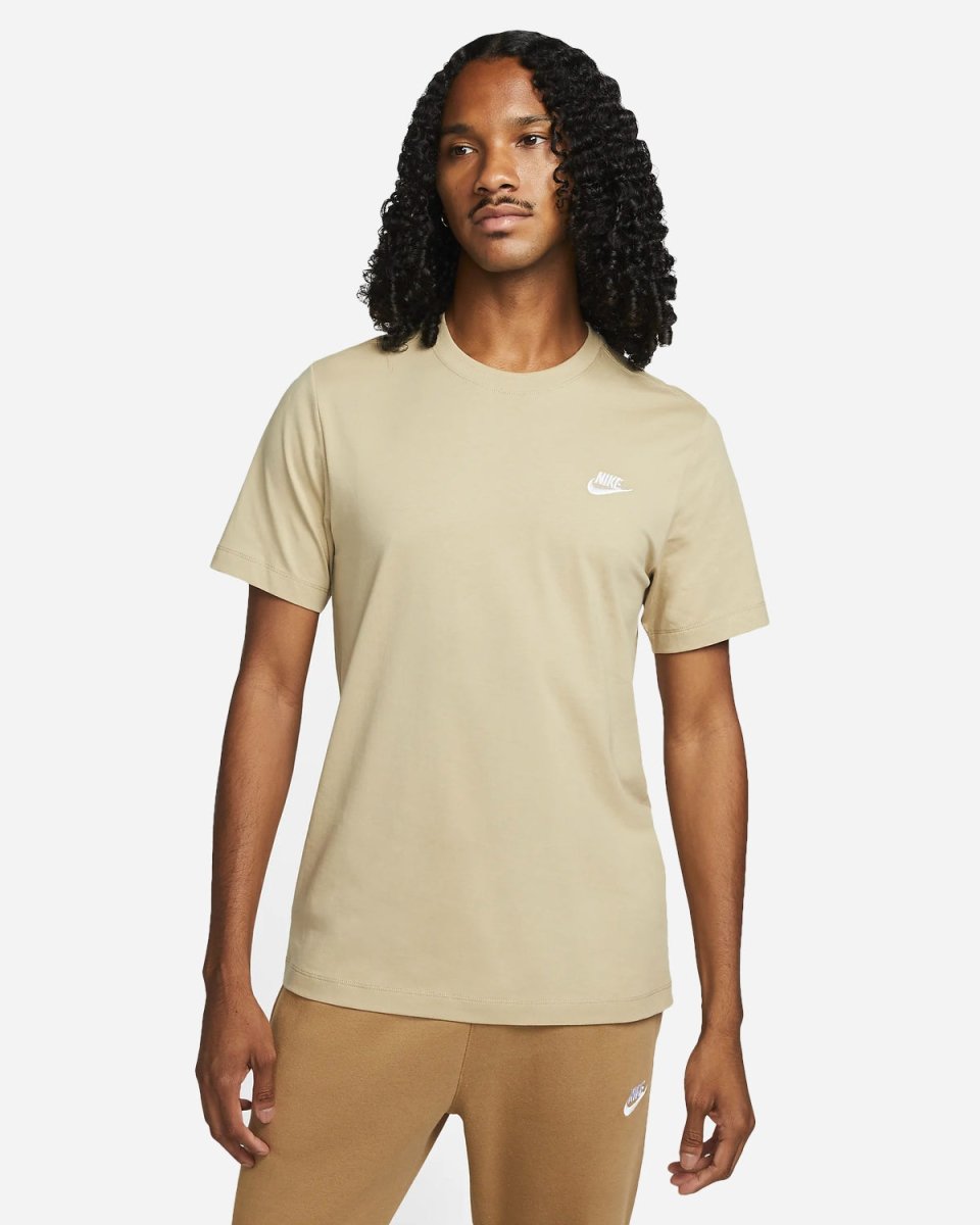 Nike Sportswear Club T-shirt - Limestone/White - Munk Store