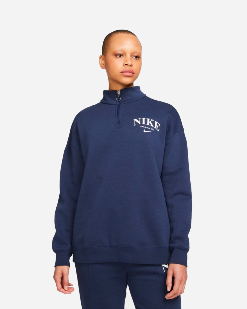 Nike Sportswear Women's Quarter Zip - Navy - Munk Store