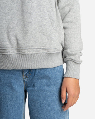 Our Alice Hood Sweat - Grey Melange - Munk Store