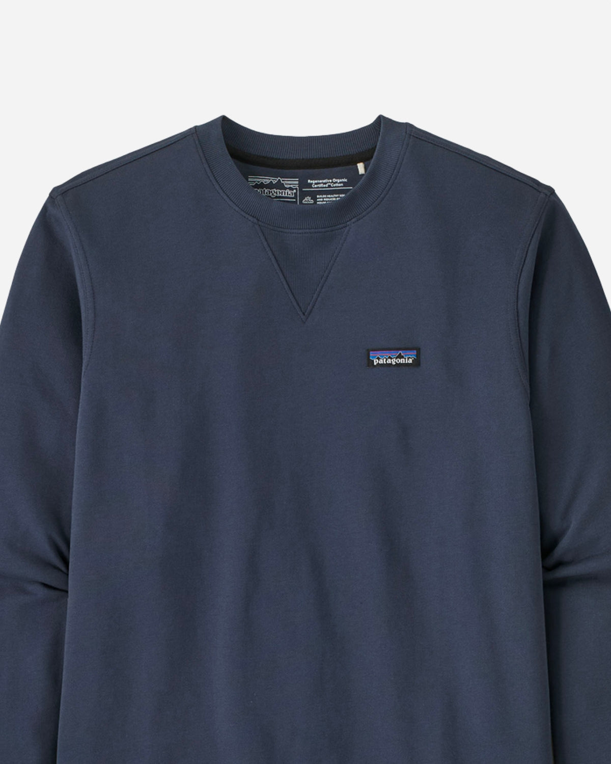 Regenerative Organic Certified Cotton Crewneck Sweatshirt - Smolder Blue