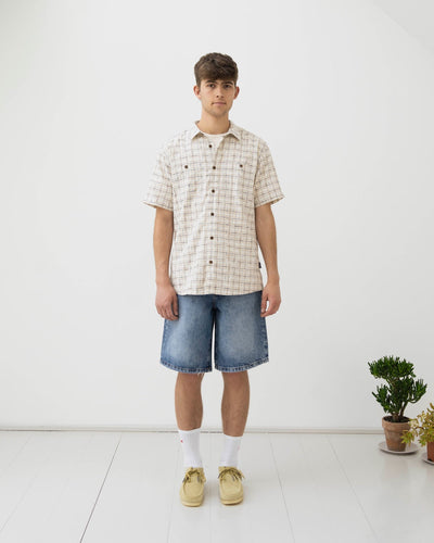 M's Back Step Shirt - Birch White