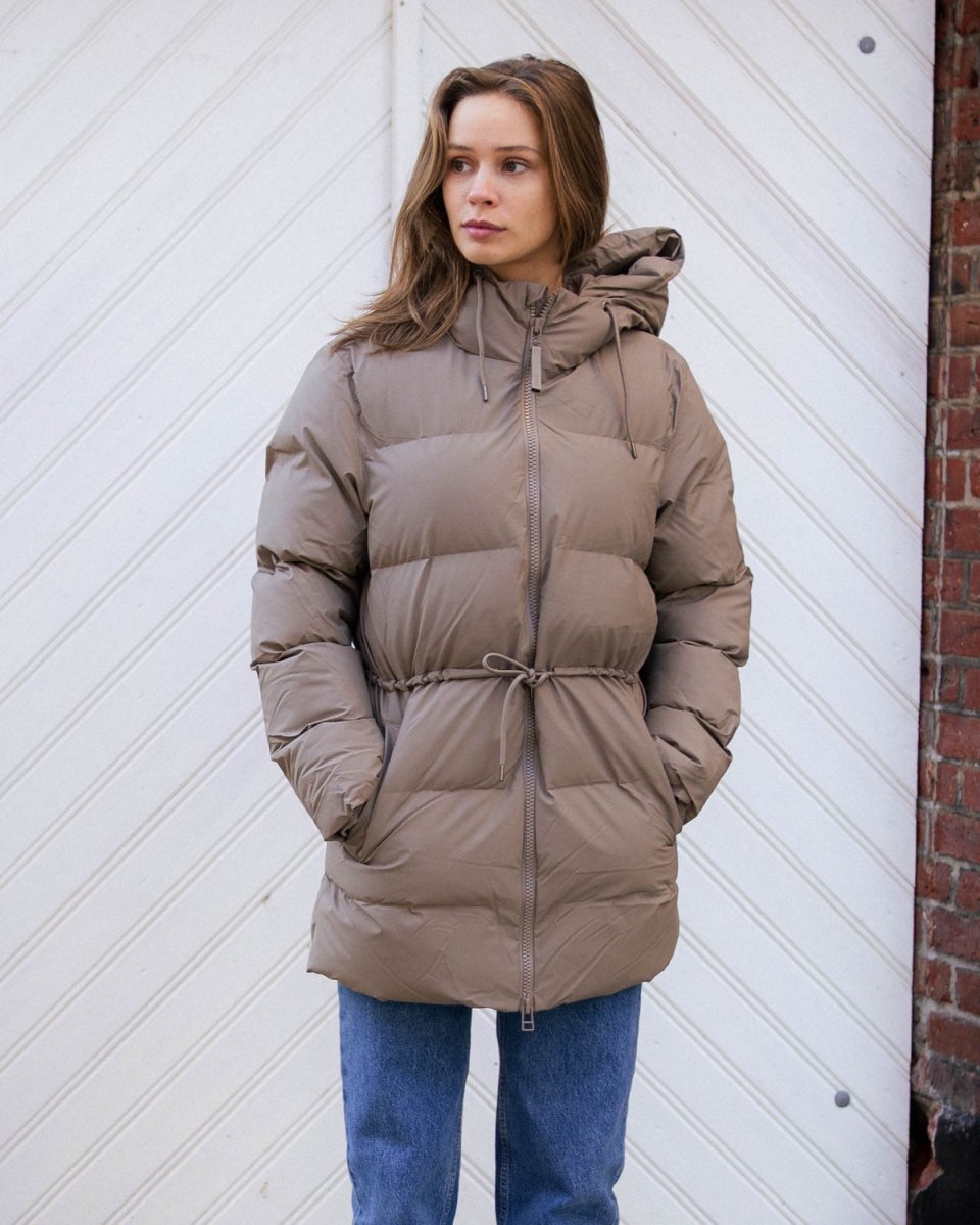 Puffer W Jacket - Taupe - Munk Store